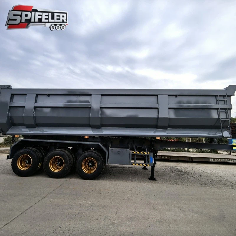 3 Axle Dump Trailer factory